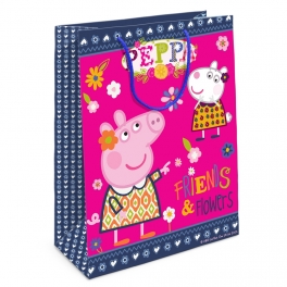 Пакет подарочный "Свинка Пеппа" - "Пеппа и Сьюзи"