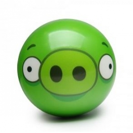 Антистресс мяч "Angry Birds" - Зелёная свинка "Green Pig" 7,5 см