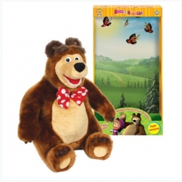 Мягкая игрушка "Маша и Медведь" - "Мишка - сказочник" в дисплее 25 см