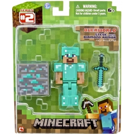 Игровой набор "Minecraft" - "Стив в алмазной броне"