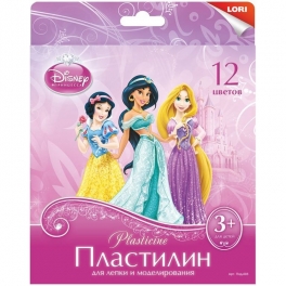 Пластилин "Disney" - "Принцессы" 12 цветов