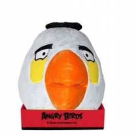 Мягкая игрушка "Angry Birds" - Белая Птица White Bird 20см на платформе