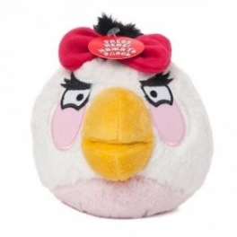 Мягкая игрушка "Angry Birds" - Белая птица девочка White Bird Girl 12.5 см