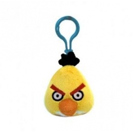 Плюшевая игрушка-подвеска "Angry Birds" - Жёлтая птица "Yellow Bird"