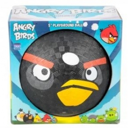 Мяч "Angry Birds" - ПВХ черный 21,5см