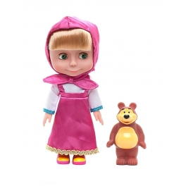 Кукла Маша "Маша и Медведь" - Карапуз с Мишкой 25 см