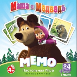 Настольная игра "Маша и Медведь" - "Мемо"