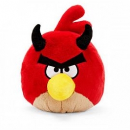 Мягкая игрушка "Angry Birds" - Красная птица Red Devil Bird 12.5 см