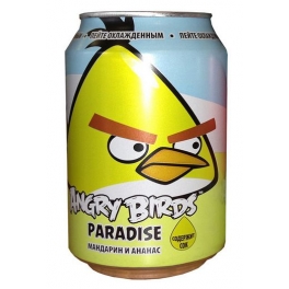 Напиток газированный "Angry Birds" - безалкогольный "Мандарин и ананас"