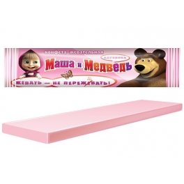 Жевательная конфета "Маша и Медведь" - Клубника