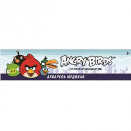 Акварель медовая "Angry Birds" - 7 цветов