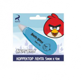 Корректор лента "Angry Birds" - 5 мм