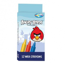Восковые мелки "Angry Birds" - 12 цветов