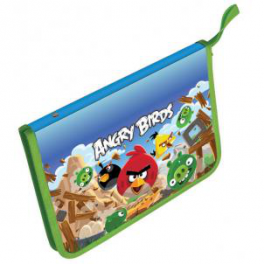 Папка для тетрадей "Angry Birds" - на молнии
