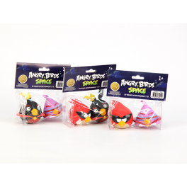 Пластизоль "Angry Birds" - красная и фиолетовая птицы