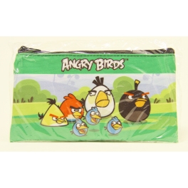 Пенал-косметичка "Angry Birds" - зелёный