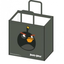 Пакет-сумка "Angry Birds" - серый
