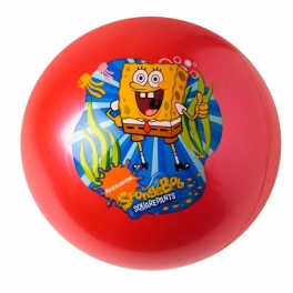 Мяч "Губка Боб" - 23 см в сетке