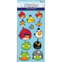 Наклейки "Angry Birds" декоративные, 3D формат