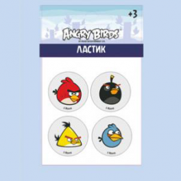 Набор ластиков "Angry Birds"