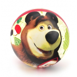 Мяч "Маша и Медведь" - в сетке 23 см