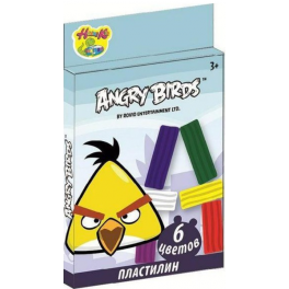Пластилин "Angry Birds" - 6 цветов