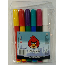 Фломастеры "Angry Birds" - 5+1 МЕГА