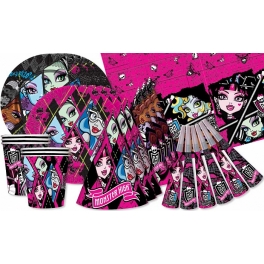 Набор для праздника "Monster High"  24 предмета, 6 персон