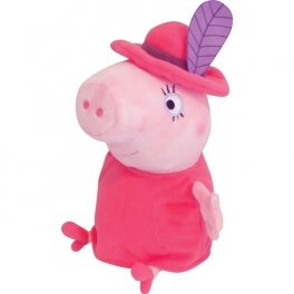 Мягкая игрушка "Свинка Пеппа" - "Мама в шляпе" 30 см