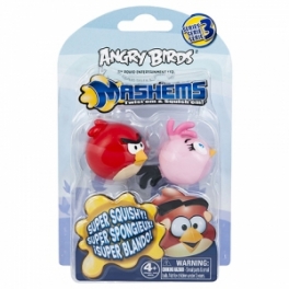 Набор из 2-ух игрушек-мялок "Angry Birds"