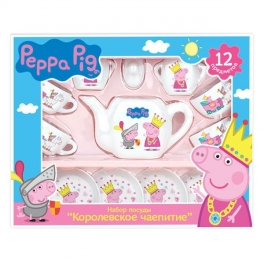 Набор игрушечной посуды "Свинка Пеппа" - "Королевское чаепитие"