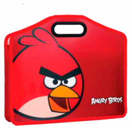 Папка-портфель "Angry Birds" - красная