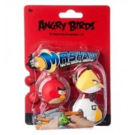 Набор из трёх игрушек-мялок "Angry Birds" красная, желтая, белая